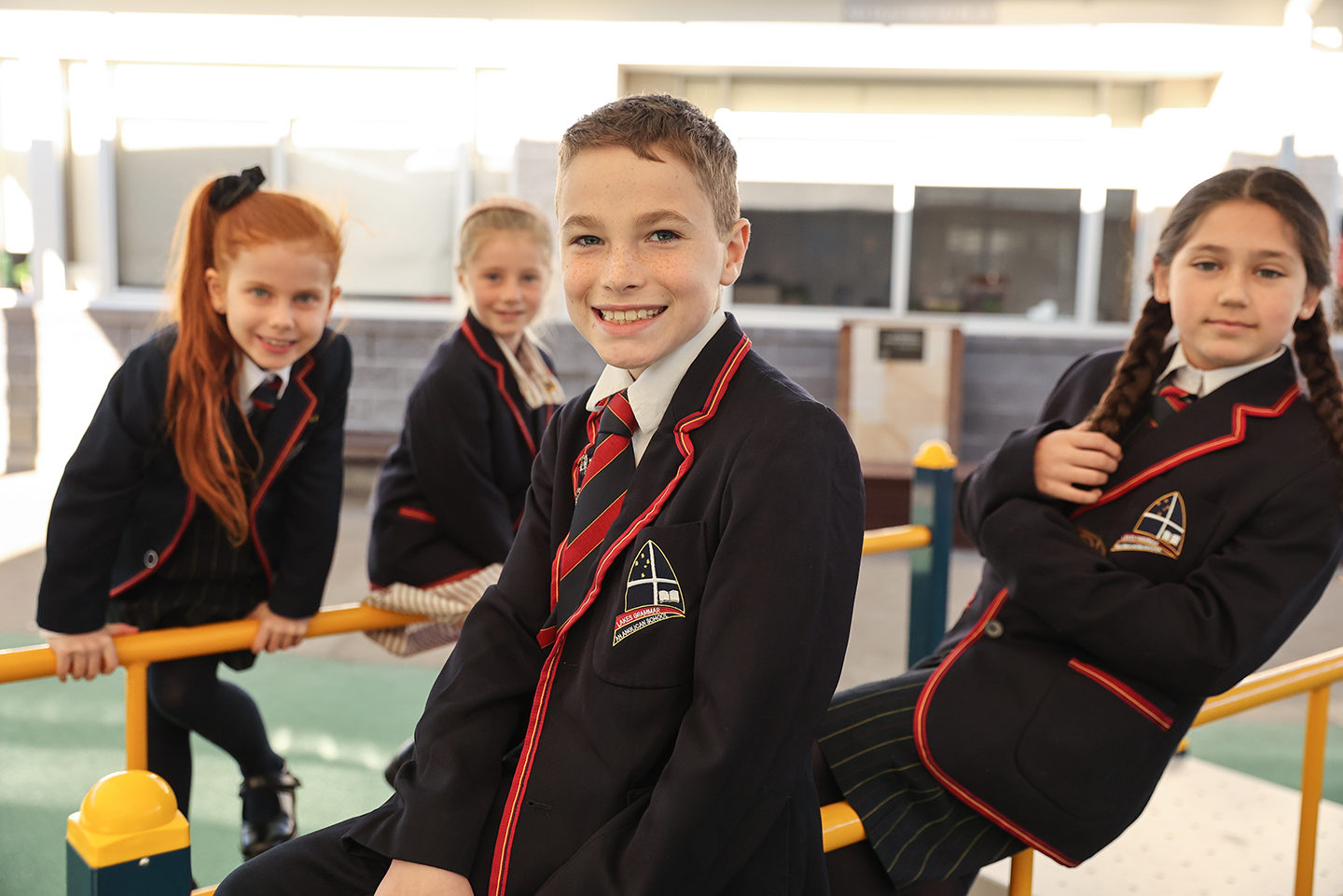 junior students in softplay area 2022